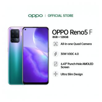 OPPO Reno5 F Smartphone l 8GB RAM + 128GB ROM l AI Color Portrait